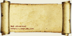 Alimpije Dimitrijević vizit kartica